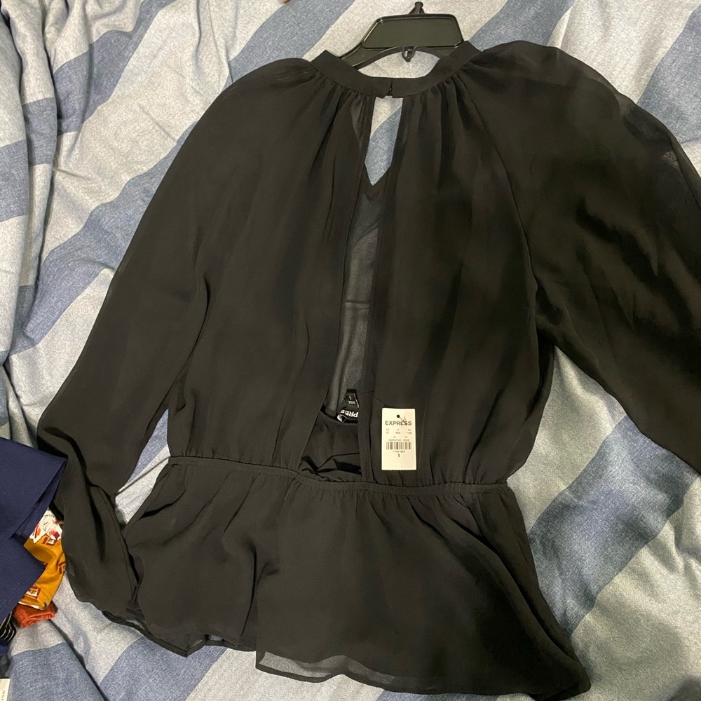 Black Express Blouse Size Small
